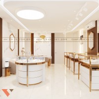 Không Gian Sang Trọng Và Đẳng Cấp Của Thiết Kế Cửa Hàng Đá Quý HAPPI GEMS  